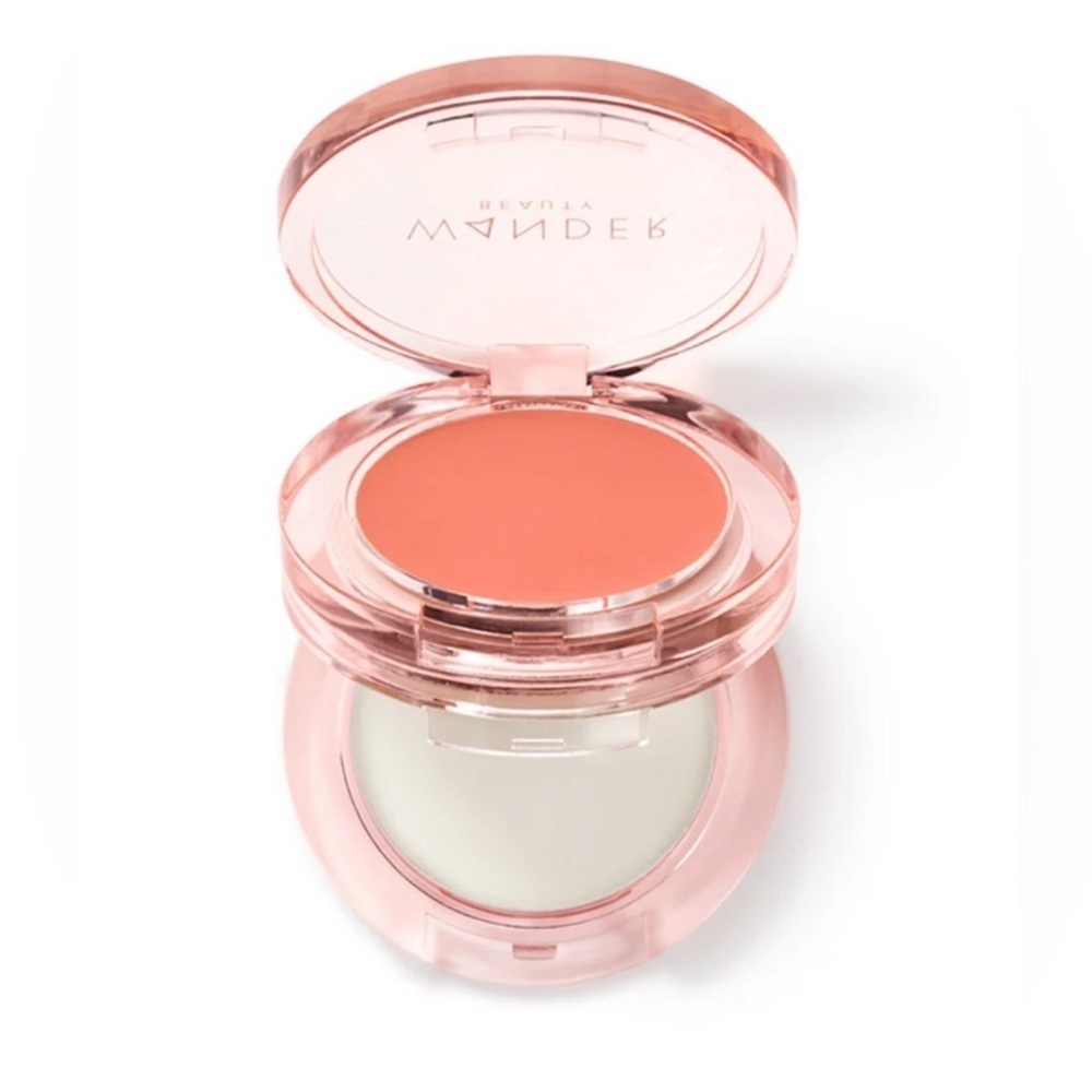 Wander Beauty Double Date Lip and Cheek‎ Tint Suite Talker Coral Pink Duo Balm